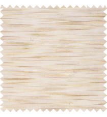 Beige cream color embossed horizontal chenille stripes vertical thin lines texture surface with transparent polyester base fabric sheer curtian