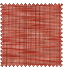 Red black cream color embossed horizontal chenille stripes vertical thin lines texture surface with transparent polyester base fabric sheer curtian
