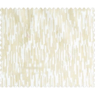 Abstract honey comb leopard skin contemporary crack texture peach beige main curtain