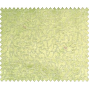 Abstract microbe choco flakes rounded geometric pattern lime green on grey base main curtain