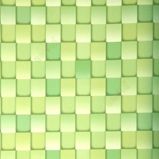 Lime green light black color geometric pattern square box same color chess board box pattern wallpaper