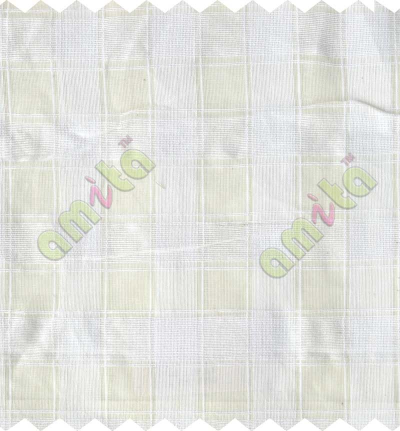 Green white chess board cotton sheer curtain designs