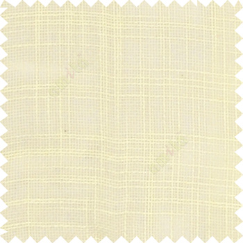 Half white course jute finish horizontal and vertical lines with transparent background cotton finished polyester sheer curtain