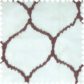 Purple white color traditional design texture finished with polyester background ogee pattern vertical texture gradients lines sheer curtain