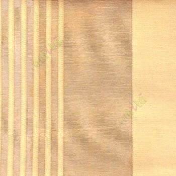 Brown beige color vertical pencil and bold stripes net finished vertical and horizontal checks line poly fabric sheer curtain