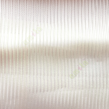 Beige color vertical stripes texture thin lines transparent net finished sheer curtain
