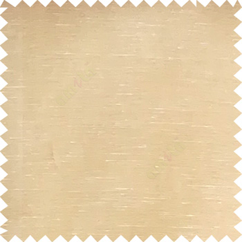 Beige color solid plain designless surface transparent horizontal lines see through net polyester sheer curtain fabric