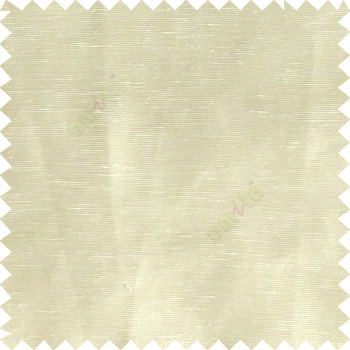 Beige color solid plain designless surface with transparent background horizontal lines polyester sheer curtain