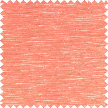 Orange color solid plain designless surface with transparent background horizontal lines polyester sheer curtain