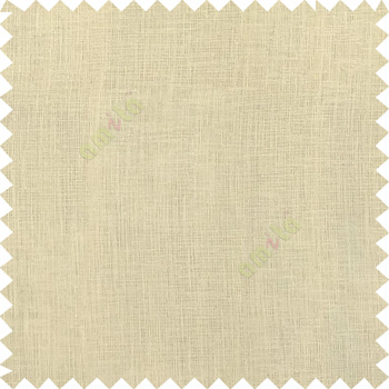 Beige color complete plain texture gradients designless cotton finished with polyester base fabric sheer curtain