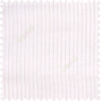 Cream brown gold color vertical coil stripes texture background with transparent polyester base fabric sheer curtain