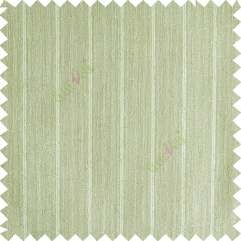 Light  green color vertical stripes texture base cotton finished background with transparent fabric small dots sheer curtain
