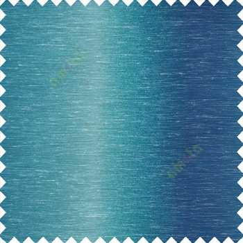 Blue cream color vertical color shades texture lines raining drops polyester transparent net finished sheer curtain