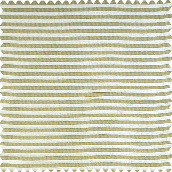 Beige color horizontal chenille stripes texture finished with polyester transparent net fabric embossed lines sheer curtain
