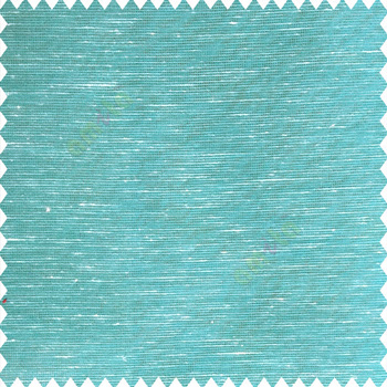 Blue cream color horizontal thin lines with transparent polyester base fabric sheer curtain