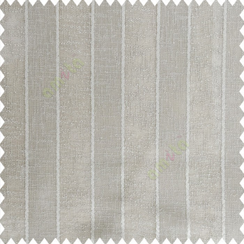 Light grey color vertical bold stripes texture finished with transparent net fabric pencil parallel lines polyester sheer curtain