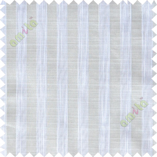 White vertical stripes poly sheer curtain designs