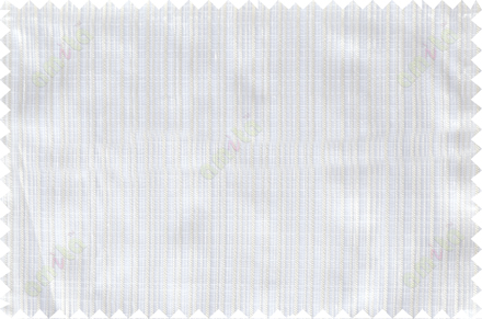Beige white vertical pin stripes poly sheer curtain designs