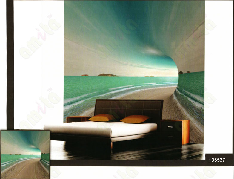 3d turning ocean cloud chitiz wall mural