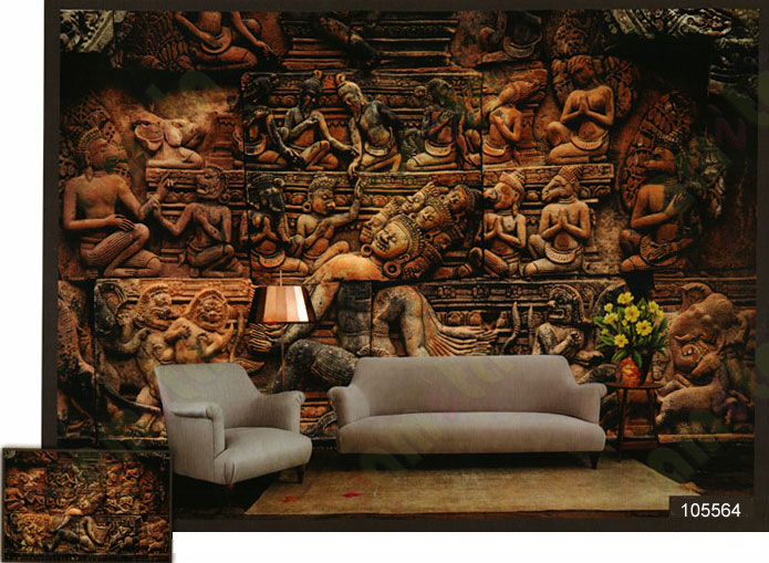 3d ancient arts collection wall mural