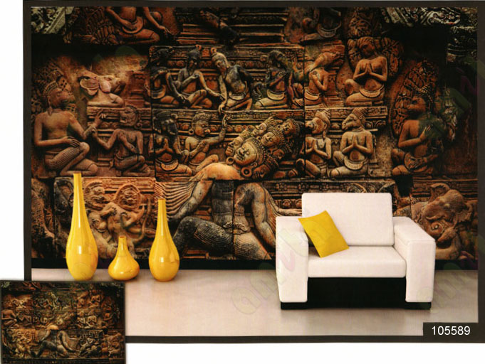 3d ancient arts collection wall mural