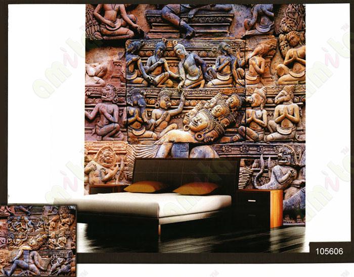 3d ancient arts collection wall mural