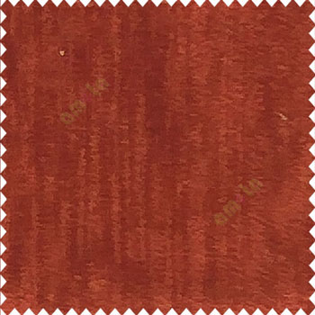 Solid plain greenish dark orange texture stripes texture soft finished shiny poly sofa fabric