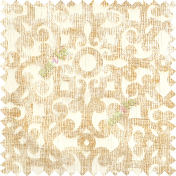Beige color Traditional designs velvet finished embossed pattern vertical crushed stripes background swirls curved surface sofa fabric