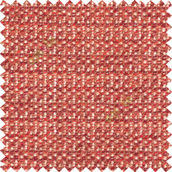 Maroon cream black color solid texture jute finished surface weaving pattern sofa fabric
