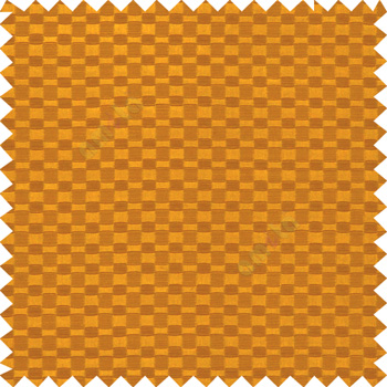 Golden brown color solid texture surface with concave square oval shape horizontal spring lines vertical small fine stripes poly main curtain
