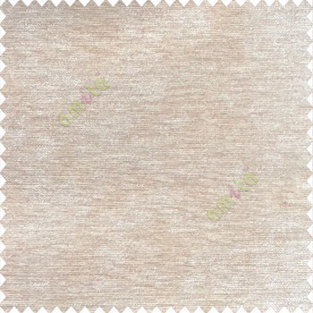 Solid beige color velvet finished soft touch shiny material poly sofa fabric