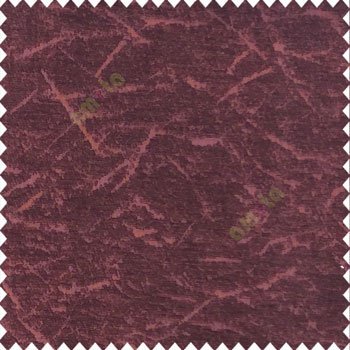Dark purple color self design texture lines curved soft velvet finished poly sofa fabric