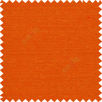 Orange color horizontal texture stripes weaving designs rough surface with thick polyester texture gradients main curtain