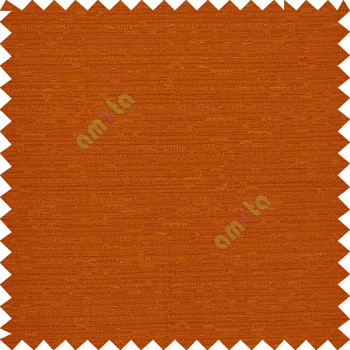 Orange color horizontal texture stripes weaving designs rough surface with thick polyester texture gradients main curtain
