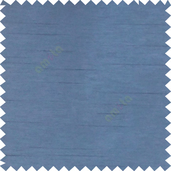 Midnight blue color complete plain texture designless surface horizontal embossed lines with polyester thick background main curtain