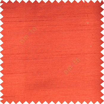 Orange color complete plain texture designless surface texture gradients horizontal lines with polyester thick base main curtain