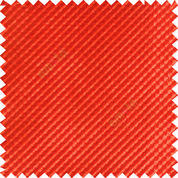 Red color solid texture finished polka dots surface velvet touch embossed pattern sofa fabric