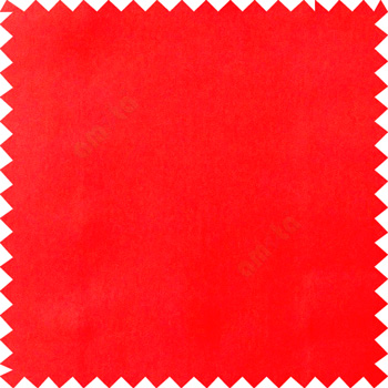 Red color complete plain surface designless with polyester thick background satin finished main curtain
