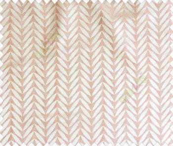 Vertical small eucalyptus leaves texture pink beige main curtain