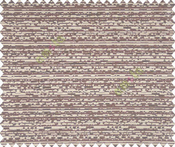 Abstract Horizontal lines Dark Brown Black Copper shiny base Main Curtain