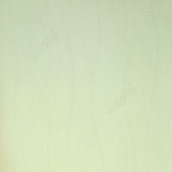 Traditional seamless leaf made in thread lines connected with each other green cream gold color wallpaper