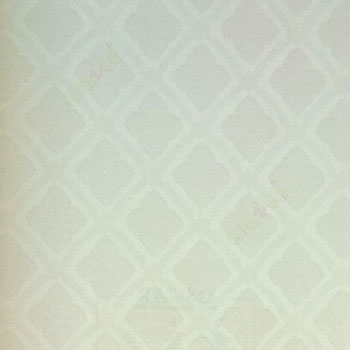 Traditional white gold color small damask pattern wallpaper