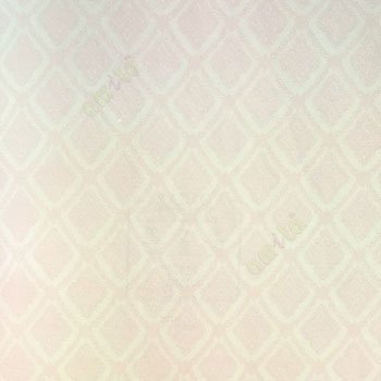 Baby pink gold color small damask with crossing chian border pattern wallpaper