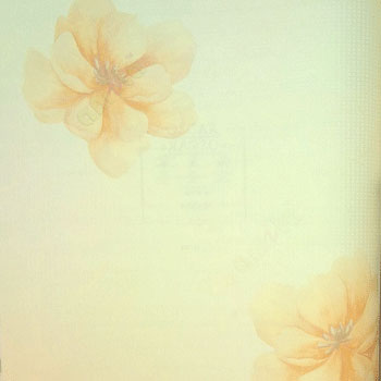 Orange cream gold grey color beautiful single flower pattern texture surface small crossed texture wallpaper