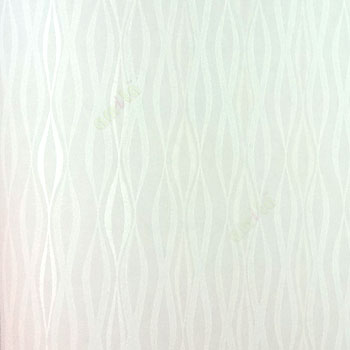 Grey gold color traditional vertical morning fog ogee pattern sound waves flows pattern wallpaper