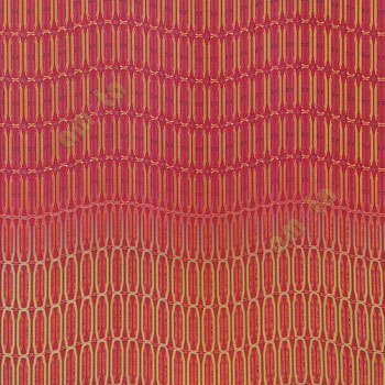 Red yellow black color interlock chain system abstract design with horizontal connecting lines wallpaper