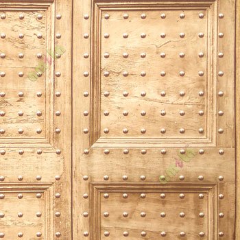 Brown beige color natural wooden frames round metal nails carved finished layers texture surface home décor wallpaper