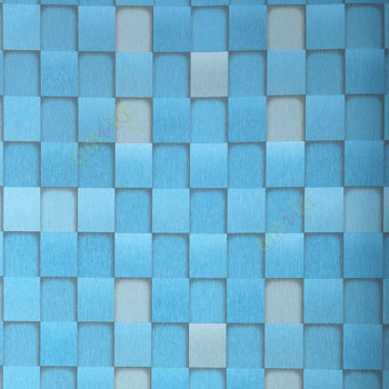 Aqua blue grey black color geometric pattern square box same color chess board box pattern wallpaper