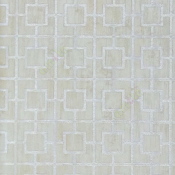 Beige brown white color geometric square shaped texture lines check box wallpaper