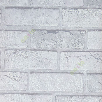 Natural dark grey white beige color rough carved stone finished brick design texture surface concrete finished wallpaper